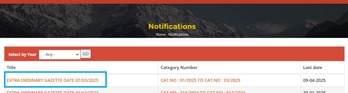 kas notification 2025 kerala